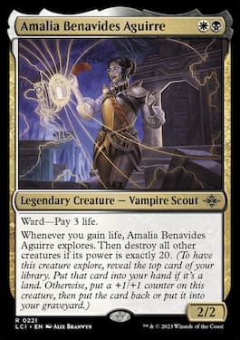 Amalia Benavides Aguirre is a great option for a budget life-gain commander.