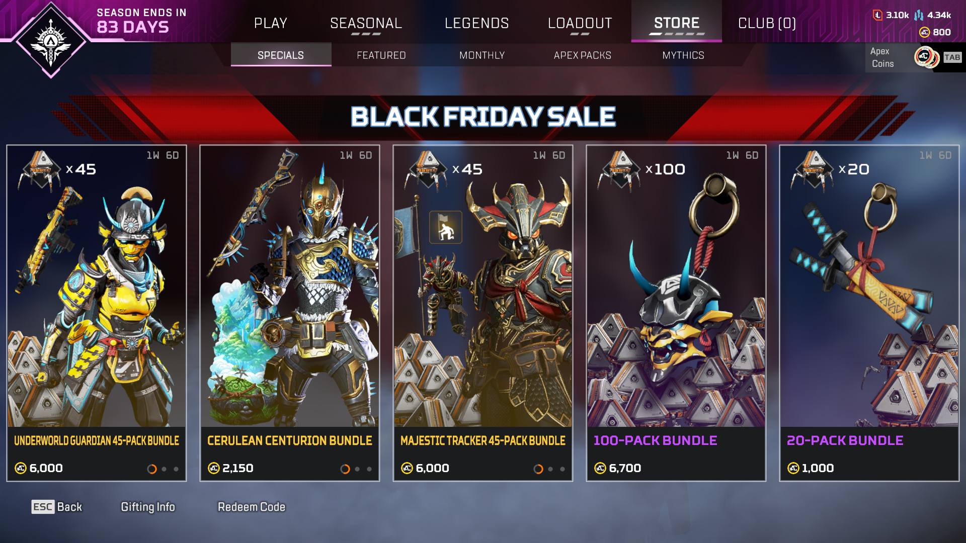 Apex Legends’ Black Friday sale returns with big bargain for Heirloom Shard hunters