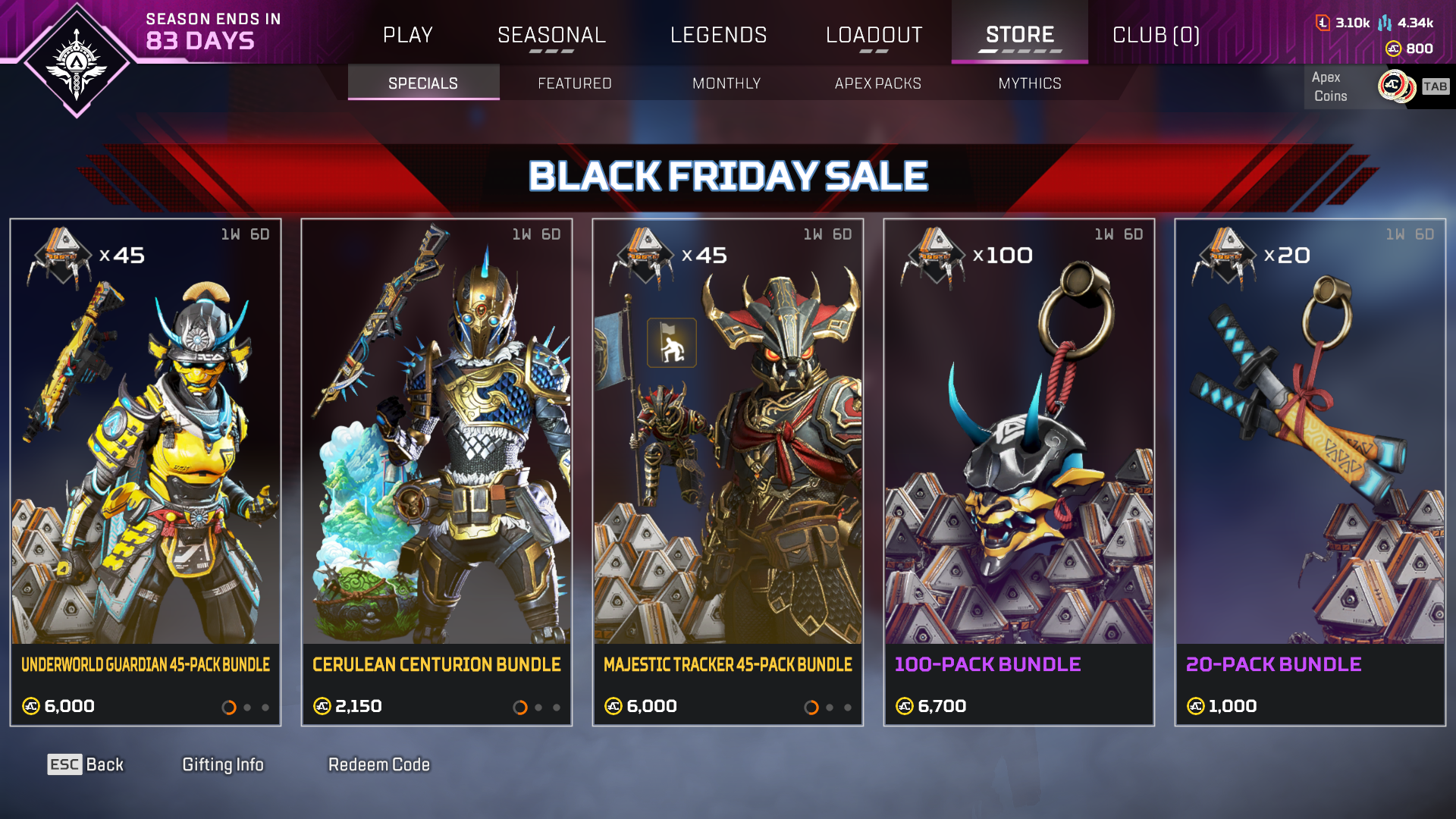 Apex Legends' Black Friday sale returns with big bargain for Heirloom