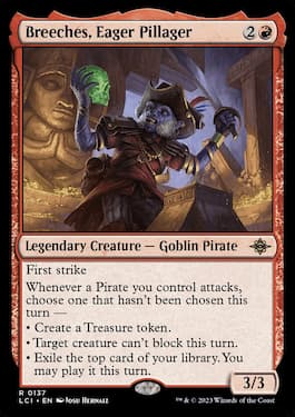 Breeches, Eager Pillager is a new Goblin Pirate from LCI