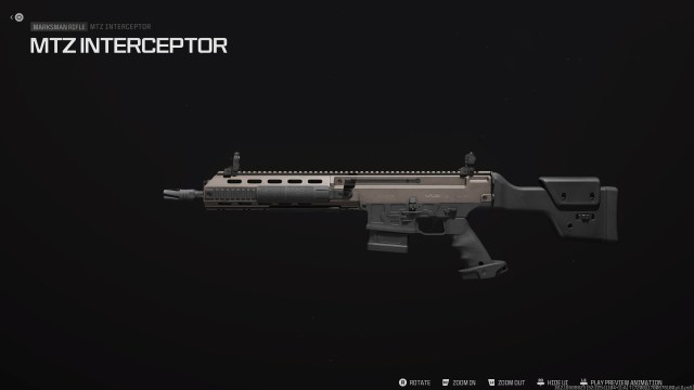 MW3: MTZ Interceptor weapon image