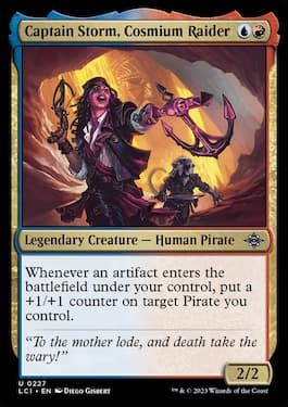 Captain Storm is a Human Pirate uncommon from Lost Caverns of Ixalan