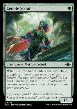 Cenote Scout uncommon Merfolk from LCi