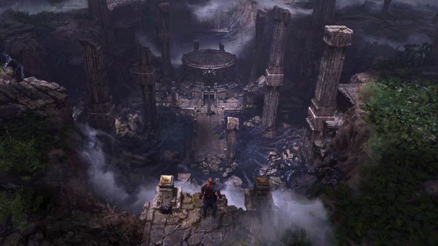 abandoned ruins covered in vines in diablo 4