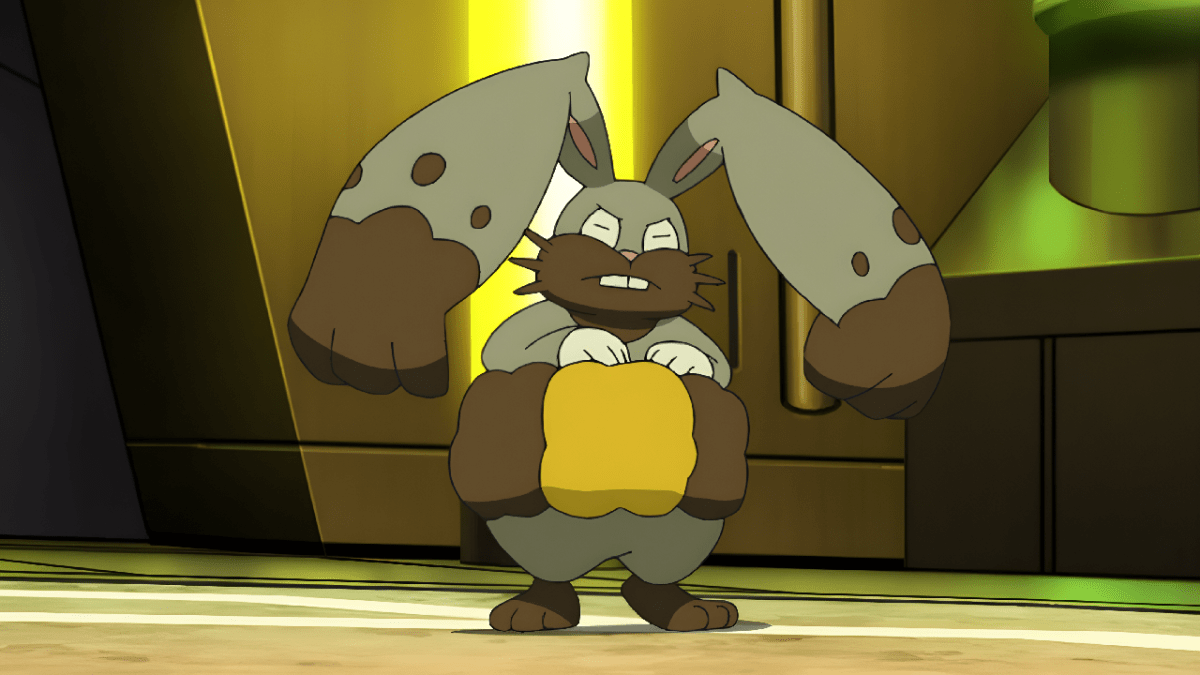 An image of Diggersby, a Rabbit Pokemon