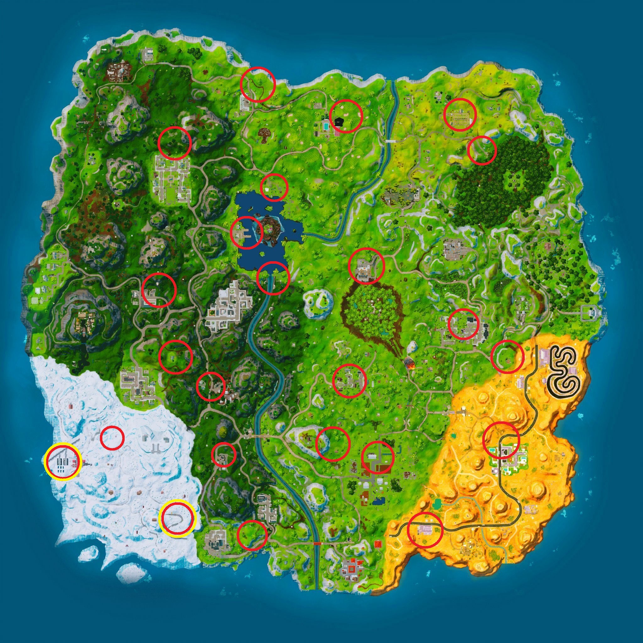 All Fortnite Baller Locations (OG season 10) - Dot Esports