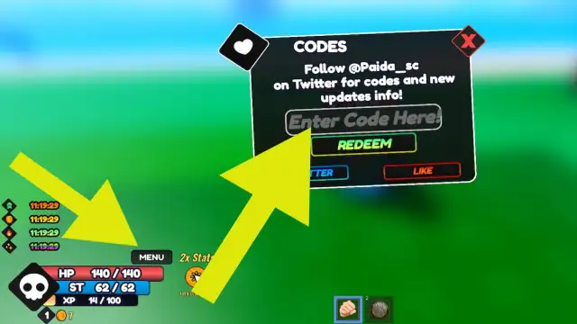 How to redeem codes in One Fruit