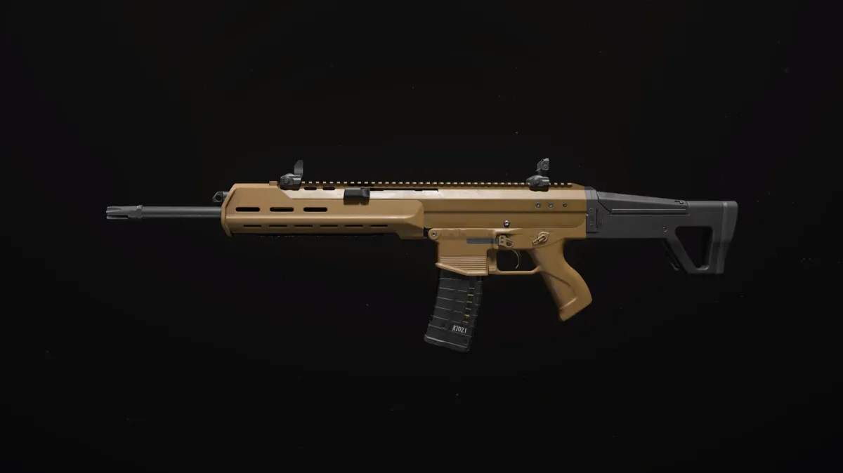The MCW assault rifle in MW3.