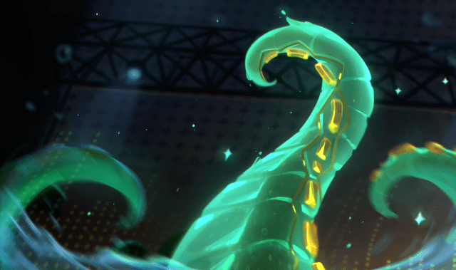 Illaoi tentacles from League of Legends and Teamfight Tactics Set 10