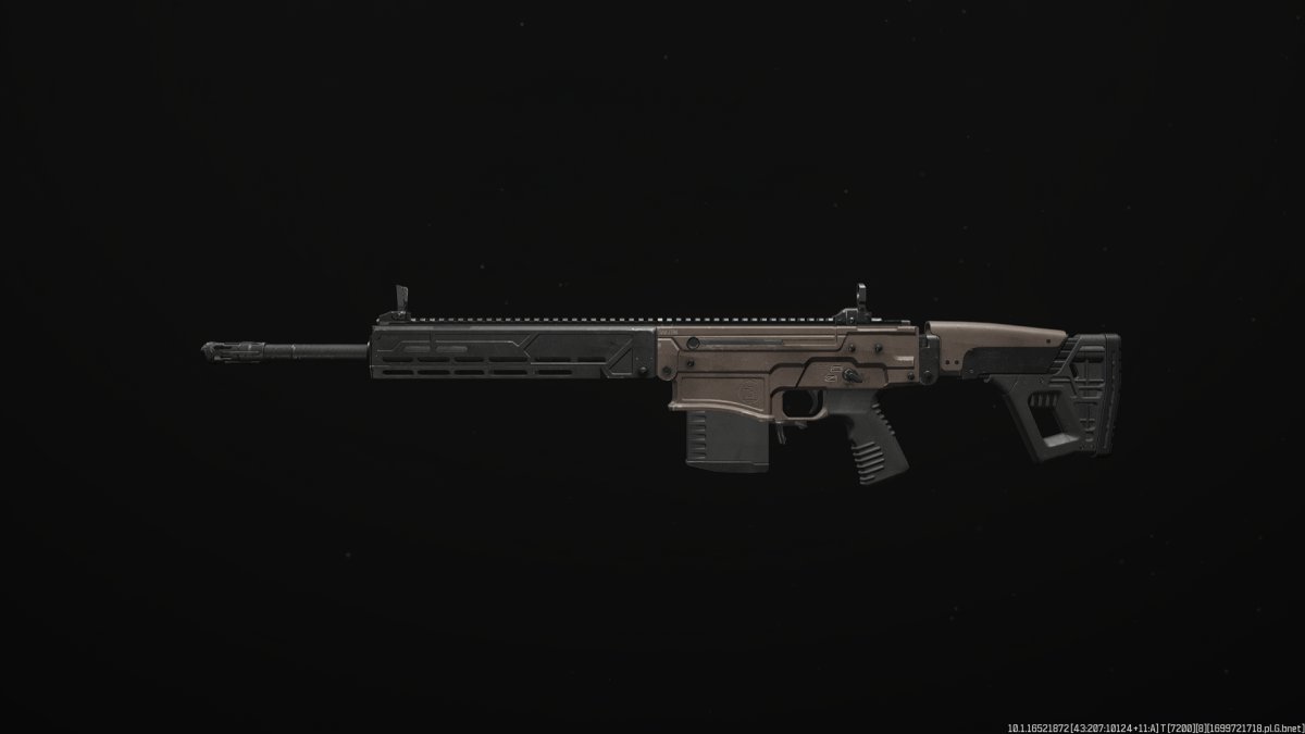 A side view of the KVD Enforcer in MW3.
