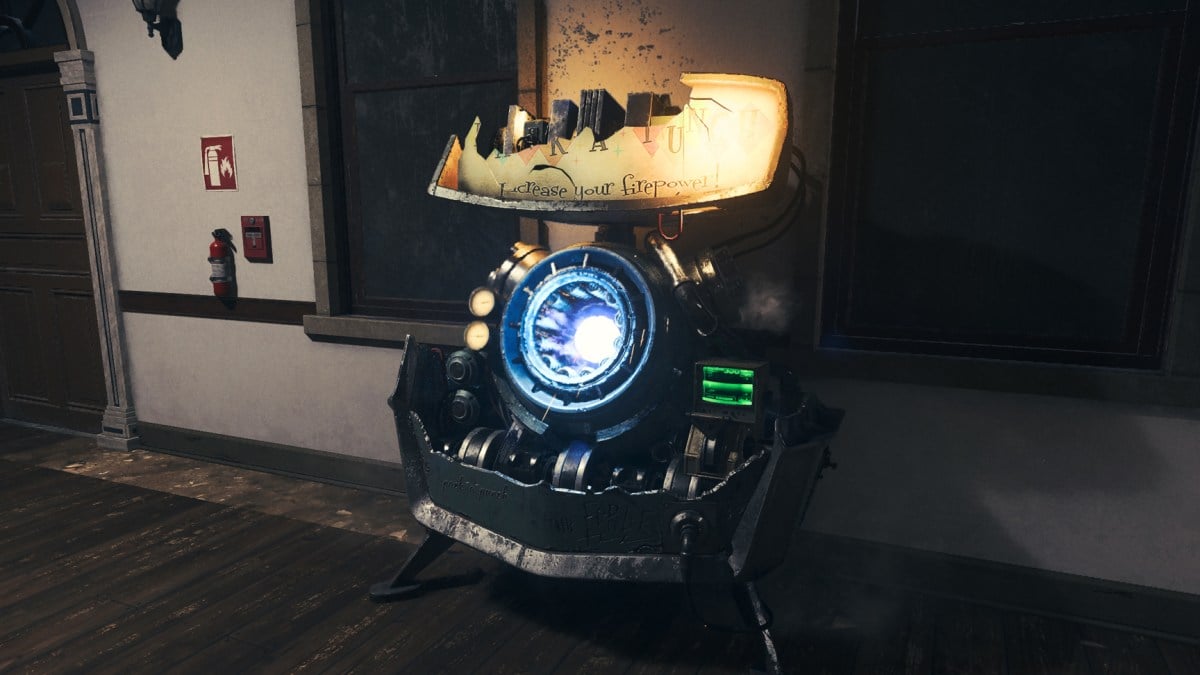 A picture of the Pack-A-Punch machine in Modern Warfare 3 Zombies.