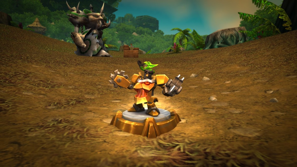 A goblin as seen in Warcraft Rumble
