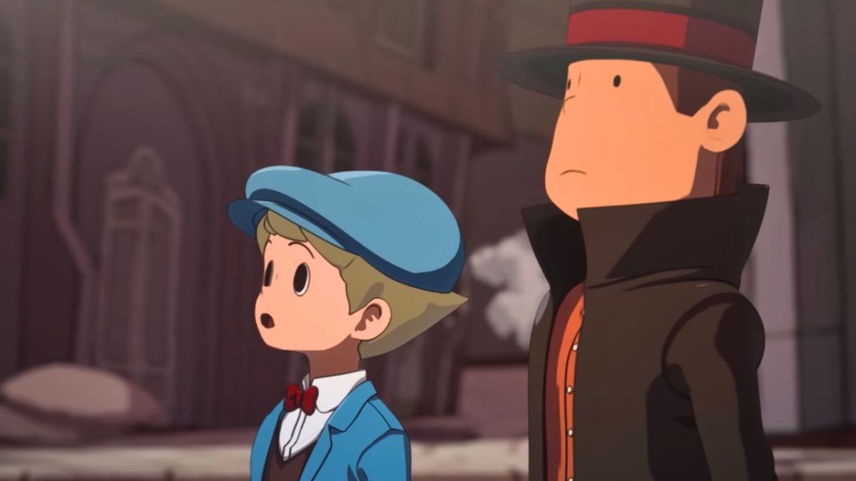 The Professor and Luke in Professor Layton and the New World