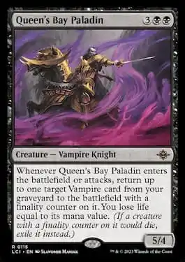 Queen's Bay Paladin is a Vampire knight rare from LCI