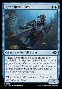 River Herald Scout common Merfolk from LCI