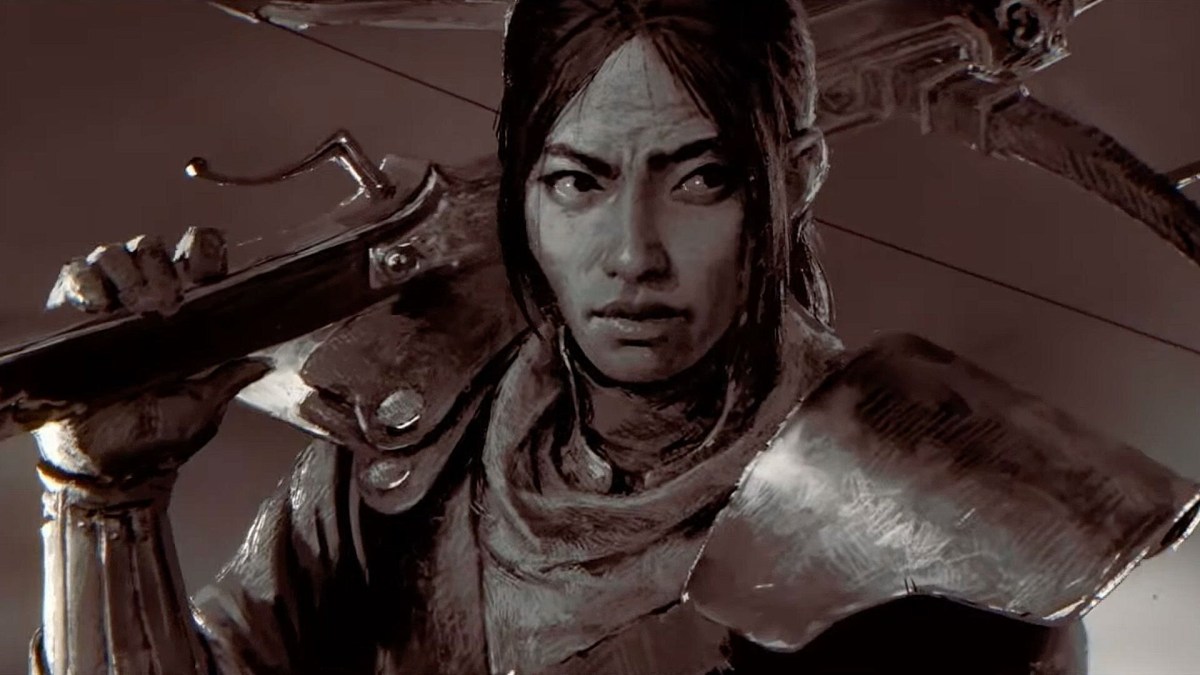 A screenshot of a woman in Diablo 4