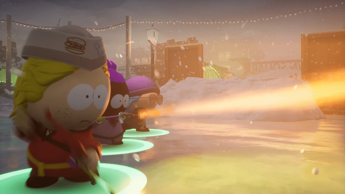 South Park characters using abilities in South Park Snow Day