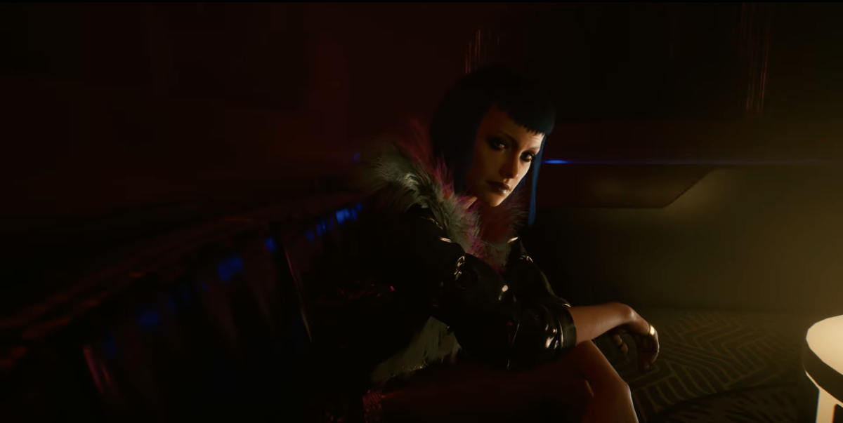 Evelyn Parker in The Information, Cyberpunk 2077.