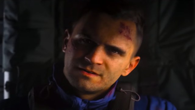 MW3 Flashpoint mission: Makarov's face after telling Soap he'll see him again