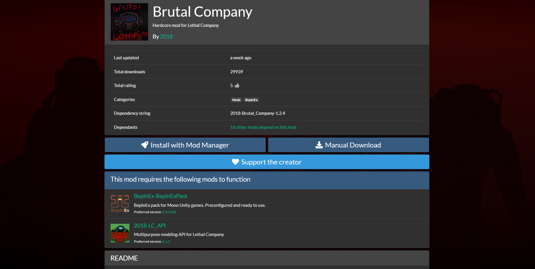 How to download and use the Brutal Company mod for Lethal Company