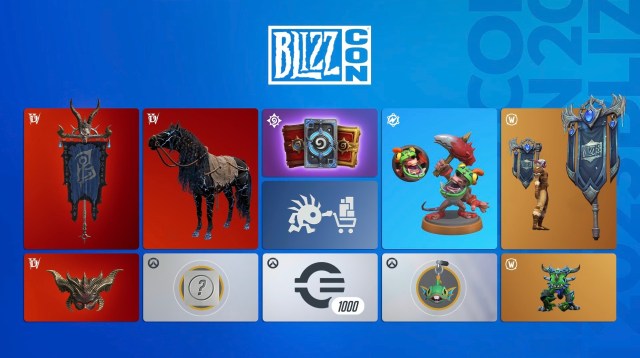 All the items in the BlizzCon 2023 Epic Pack