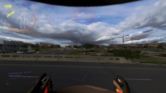 Image of a city and a highway in Lethal Company.