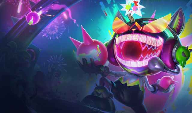 Image of digital Ziggs in TFT Set 10