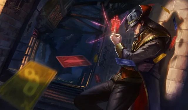 Twisted Fate's base skin in League of Legends