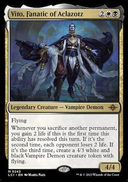 Vito, Fanatic of Aclazotz is a legendary vampire demon from LCI