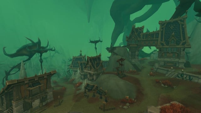 Overview of the Azj Kahet zone in WoW The War Within