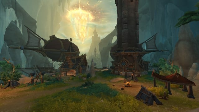 WoW Hallowfall zone image, as featured in the Blizzcon 2023 reveal