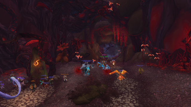 Entrance to Darkheart Thicket in WoW