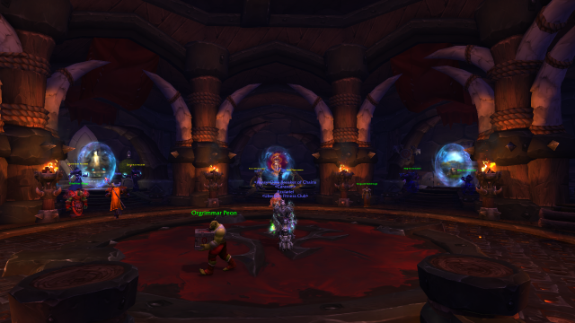 A room full of portals in WoW
