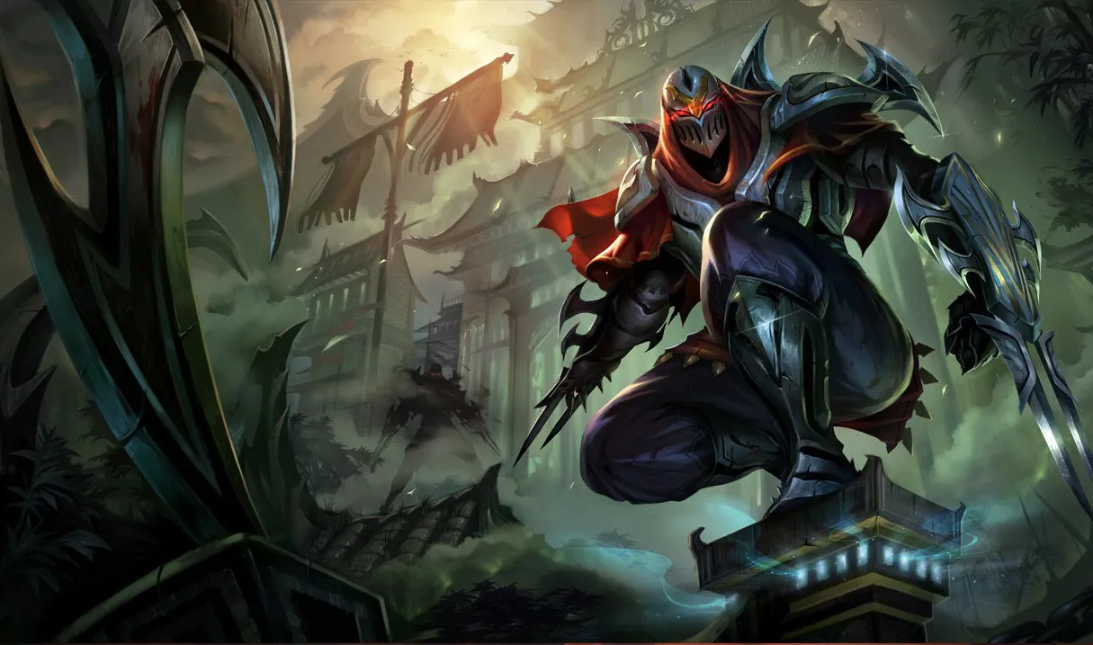 Which LoL champion says ‘Embrace the shadow… or die in darkness’?