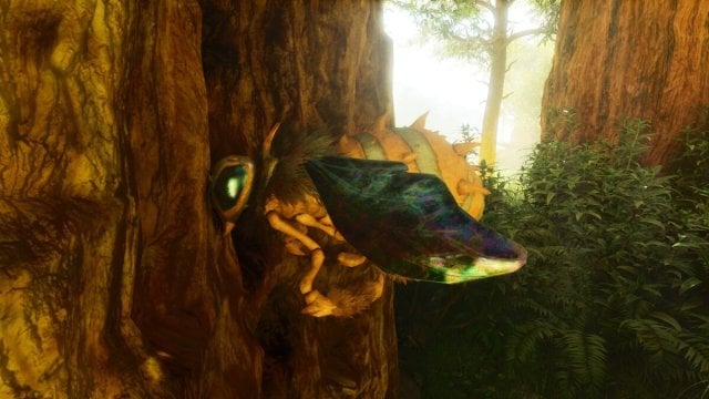 Giant Bee next to tree in Ark: Survival Ascended
