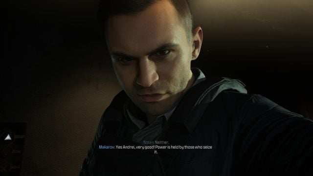 neither answer to makarov question in mw3