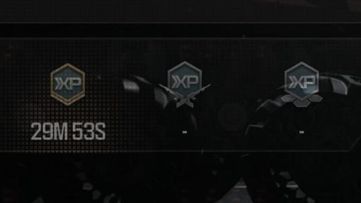 double xp tokens in cod mw3