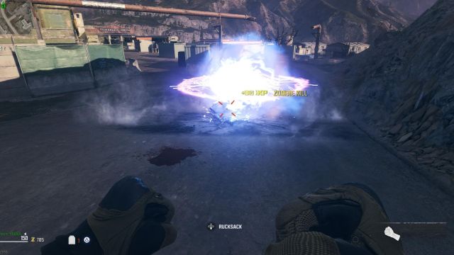 exploded energy mine in cod mw3 zombies