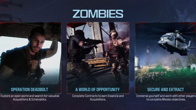 Launch Comms: Join Operation Deadbolt: This is the Modern Warfare Zombies  Content Overview