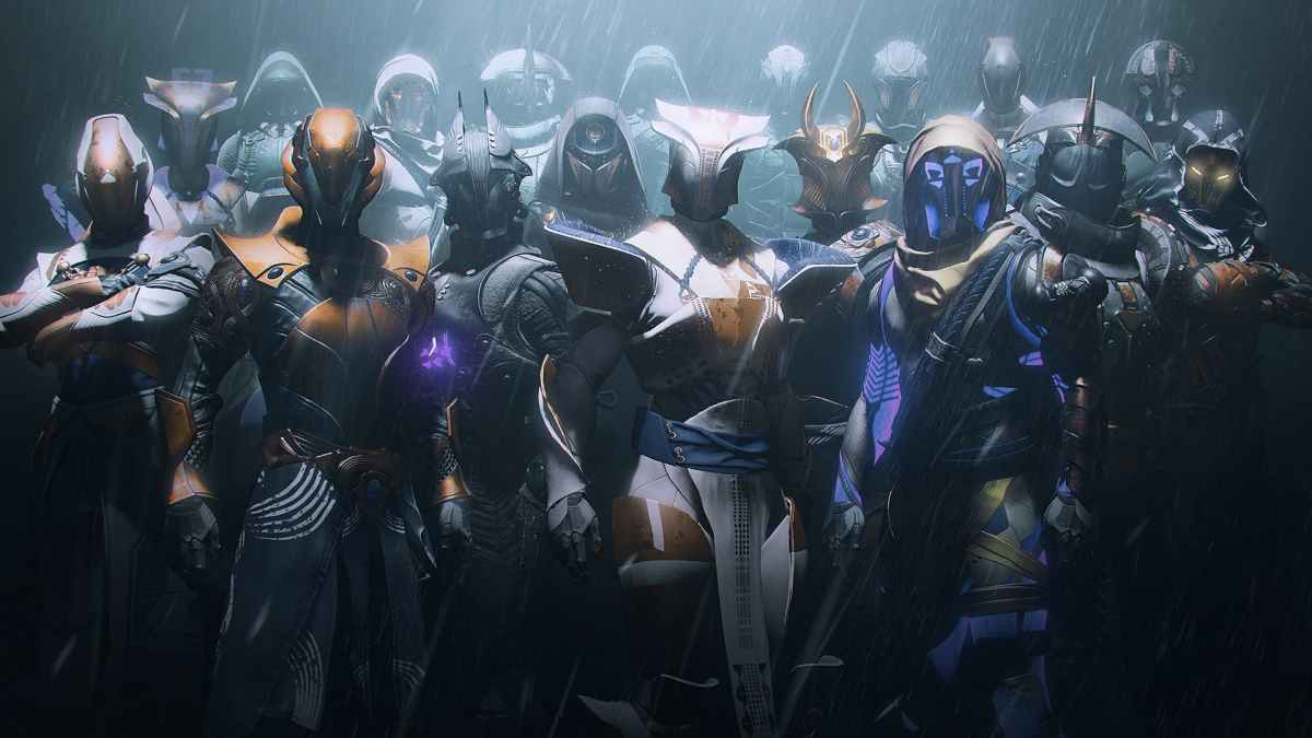 Lines of Destiny 2 guardians looking at the camera