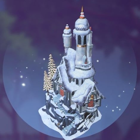 The Frosty Fortress in the premium shop.