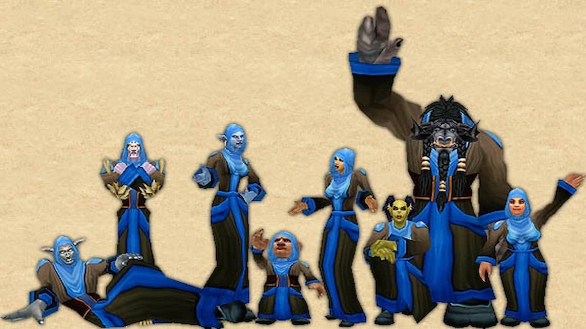 Several World of Warcraft Game Masters posing for a picture