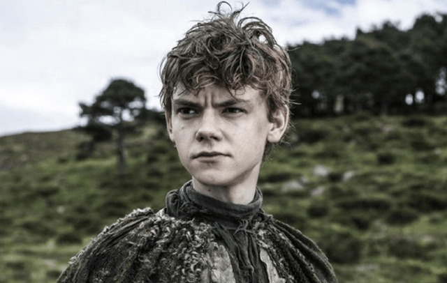 Thomas Brodie-Sangster playing Jojen in the Game of Thrones TV show.