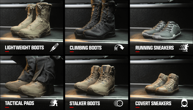 An image of all Boots perks in MW3.