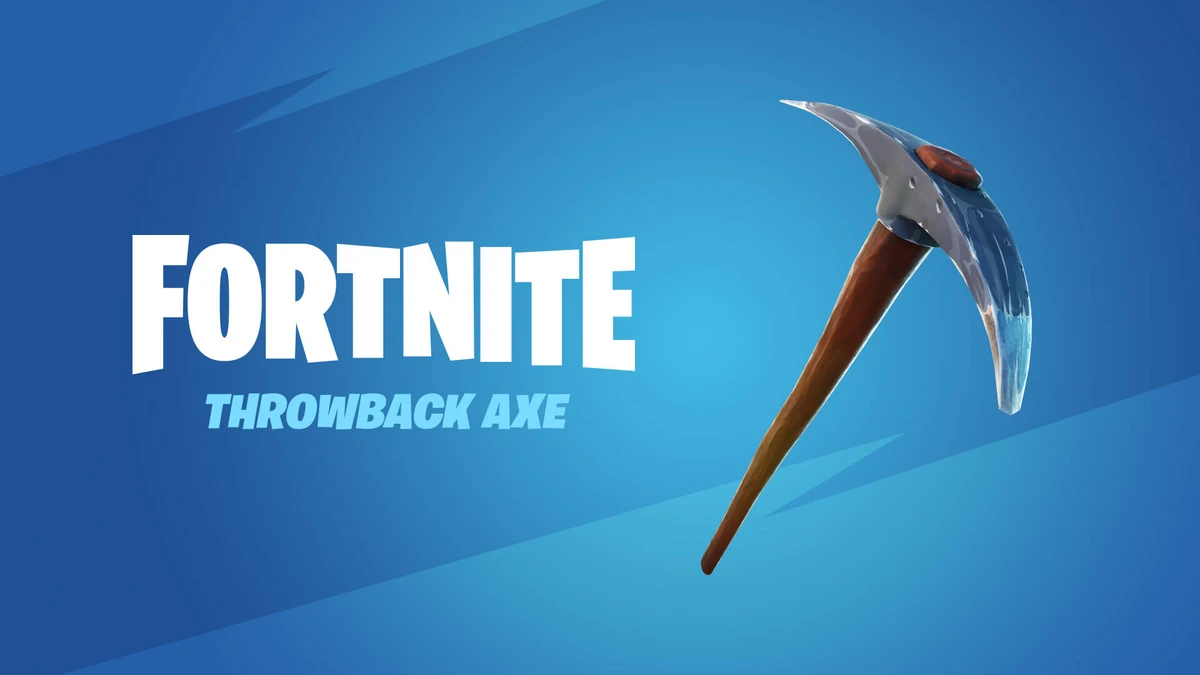 The default pickaxe from Fortnite in Chapter One.