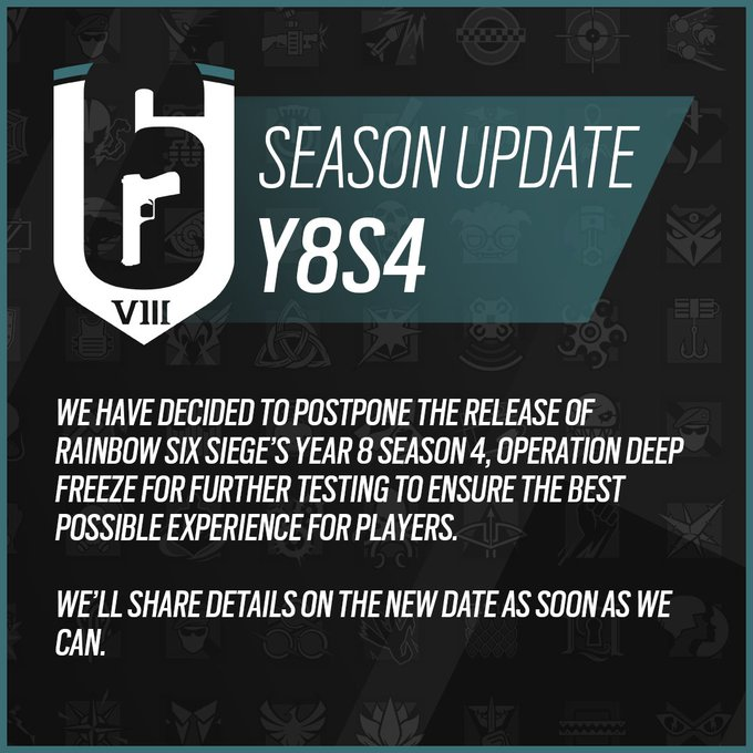 A graphic explaining Ubisoft delayed Operation Deep Freeze's release.