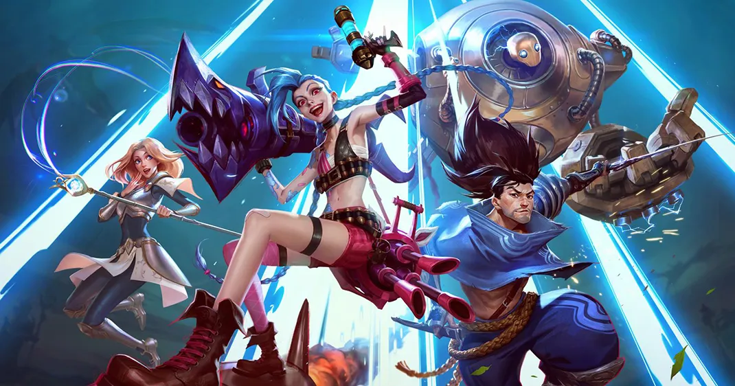 League of Legends champions featured in key art