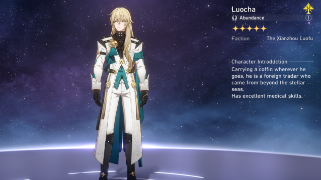 Luocha's description page.