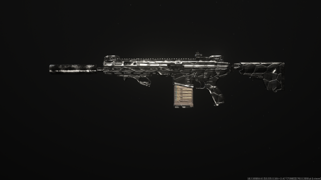 Image of a weapon in Call of Duty Modern Warfare 3 with the Forged Camo.