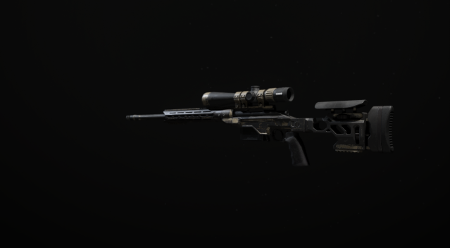The SP-X 80 sniper rifle in MW3.